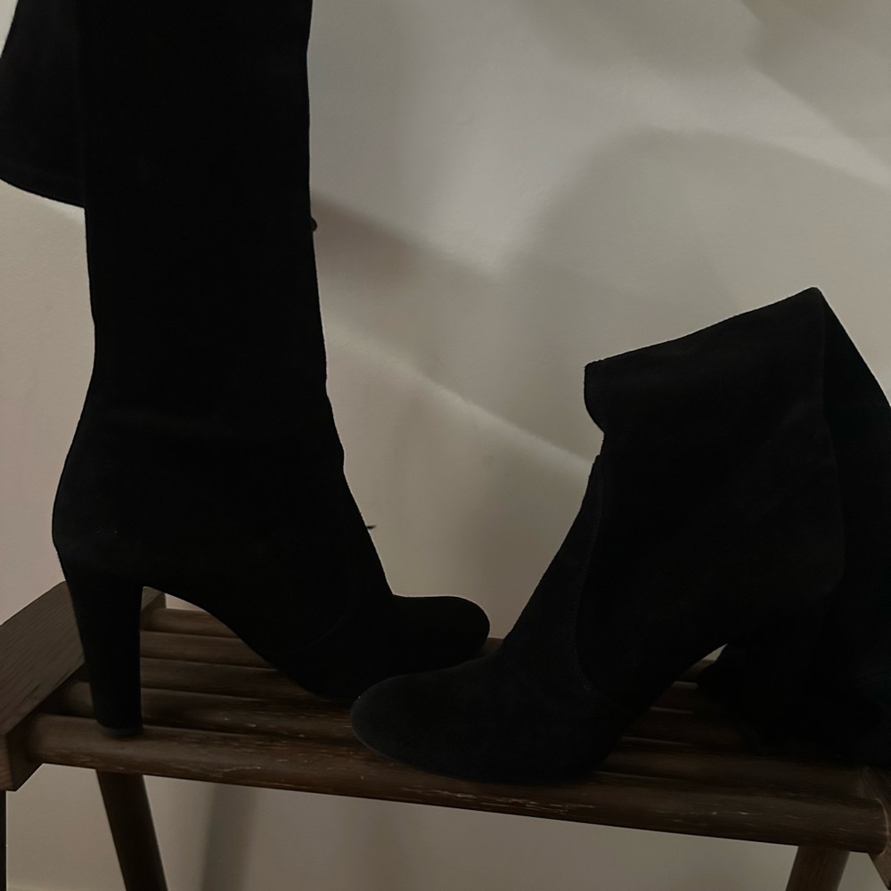 Stuart Weitzman Black Over the Knee Boots